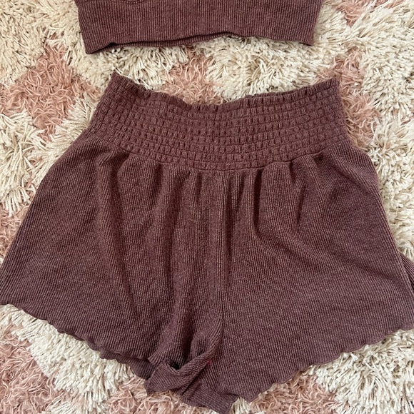 Z Supply Maroon lounge  Two-Piece Set - Picture 5 of 10